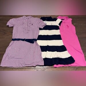 Ralph Lauren Dress Bundle Girls size Large 12-14